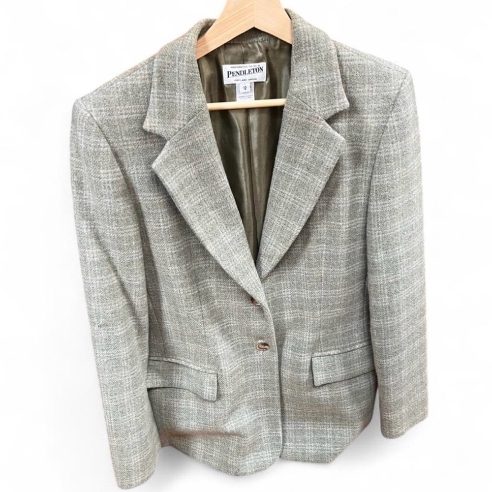 Pendleton Women's Plaid Blazer